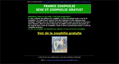 Desktop Screenshot of france-zoophilie.com